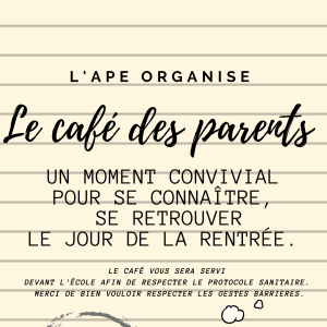 L'APE organise