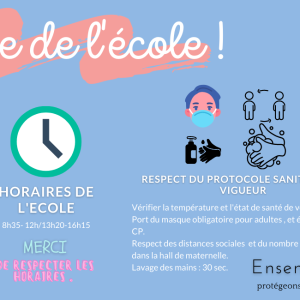 Reprise de l'école (1)