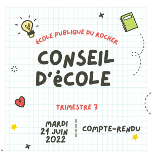 conseil école